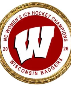 Tribute Coin Wisconsins Badge 2026 NC Women's Ice Hockey Champions