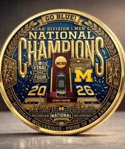 Michigan 2026 Men's Basketball National Champions Commemorative Coin