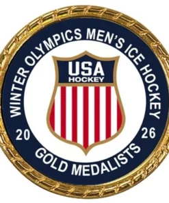Tribute Coin 2026 Winter Olympics Men's Ice Hockey Gold Medalist Champions