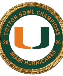 Tribute Coin Miami Hurricanes 2026 Cotton Bowl Champions