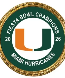 Tribute Coin Miami Hurricanes 2026 Fiesta Bowl Champions