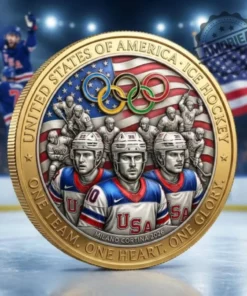 The Glory Of Milan Team USA 2026 Gold Medal Commemorative Coin