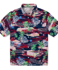 Gonzaga Bulldogs Flamingo Retreat 2026 Hawaiian Shirt