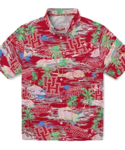 Houston Cougars Flamingo Retreat 2026 Hawaiian Shirt