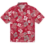 Houston Cougars Hibiscus Bloom Hawaiian Shirt