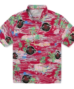 Houston Rockets Flamingo Retreat 2026 Hawaiian Shirt