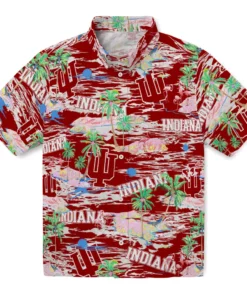 Indiana Hoosiers Flamingo Retreat 2026 Hawaiian Shirt