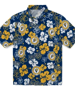 Indiana Pacers Hibiscus Bloom Hawaiian Shirt