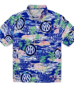 Inter Milan Flamingo Retreat 2026 Hawaiian Shirt
