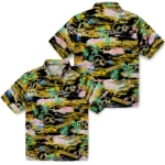 iowa-hawkeyes-hawaiian-shirt-flamingo-retreat-black-best-selling.webp