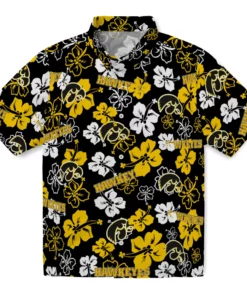 Iowa Hawkeyes Hibiscus Bloom Hawaiian Shirt