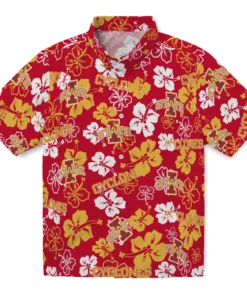 Iowa State Cyclones Hibiscus Bloom Hawaiian Shirt