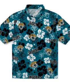 Jacksonville Jaguars Hibiscus Bloom Hawaiian Shirt