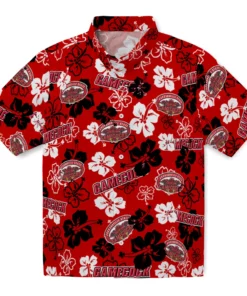 Jacksonville State Gamecocks Hibiscus Bloom Hawaiian Shirt