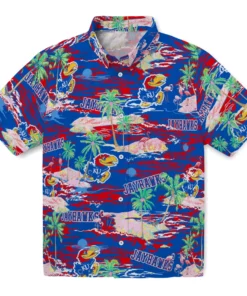 Kansas Jayhawks Flamingo Retreat 2026 Hawaiian Shirt