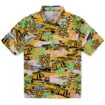 kennesaw-state-owls-hawaiian-shirt-flamingo-retreat-gold-best-selling.webp