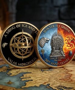 Game Of Thrones A Song Of Ice And Fire 30Th Anniversary Commemorative Coin