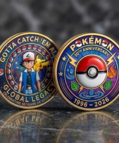 Pokemon Gotta Catch 'Em All 30Th Anniversary Commemorative Coin