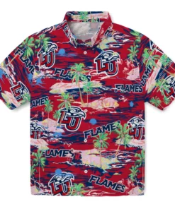 Liberty Flames Flamingo Retreat 2026 Hawaiian Shirt