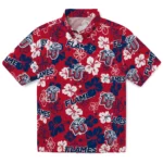 Liberty Flames Hibiscus Bloom Hawaiian Shirt