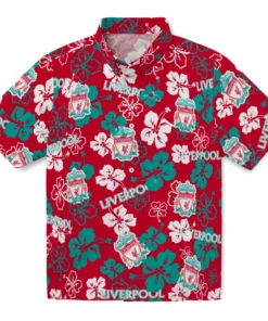 Liverpool Hibiscus Bloom Hawaiian Shirt