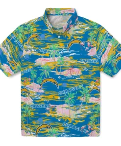 Los Angeles Chargers Flamingo Retreat 2026 Hawaiian Shirt