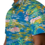 los-angeles-chargers-hawaiian-shirt-flamingo-retreat-blue-best-selling.webp