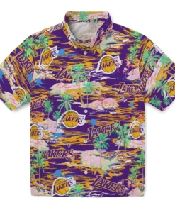 Los Angeles Lakers Flamingo Retreat 2026 Hawaiian Shirt