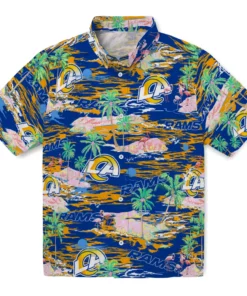 Los Angeles Rams Flamingo Retreat 2026 Hawaiian Shirt