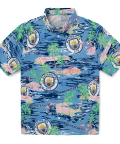 Manchester City Flamingo Retreat 2026 Hawaiian Shirt