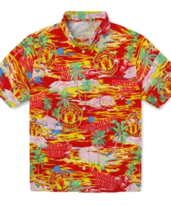 Manchester United Flamingo Retreat 2026 Hawaiian Shirt