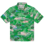 marshall-thundering-herd-hawaiian-shirt-flamingo-retreat-green-best-selling.webp
