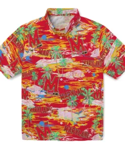 Maryland Terrapins Flamingo Retreat 2026 Hawaiian Shirt