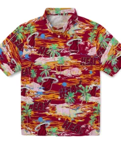 Miami Heat Flamingo Retreat 2026 Hawaiian Shirt