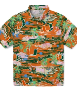 Miami Hurricanes Flamingo Retreat 2026 Hawaiian Shirt