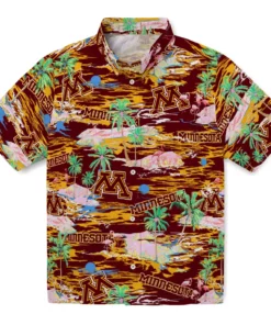 Minnesota Golden Gophers Flamingo Retreat 2026 Hawaiian Shirt