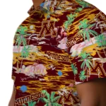 minnesota-golden-gophers-hawaiian-shirt-flamingo-retreat-maroon-best-selling.webp