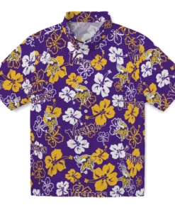 Minnesota Vikings Hibiscus Bloom Hawaiian Shirt