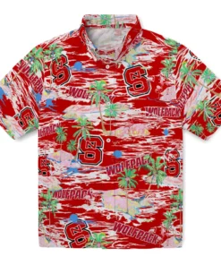 NC State Wolfpack Flamingo Retreat 2026 Hawaiian Shirt