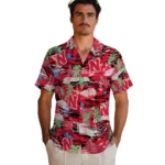 nebraska-cornhuskers-hawaiian-shirt-flamingo-retreat-red-best-selling.webp
