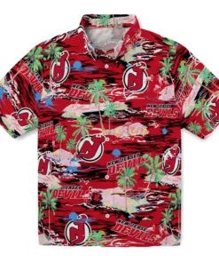 New Jersey Devils Flamingo Retreat 2026 Hawaiian Shirt