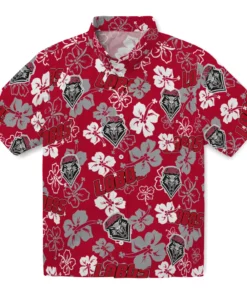 New Mexico Lobos Hibiscus Bloom Hawaiian Shirt