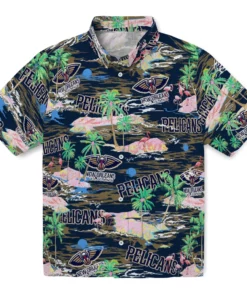 New Orleans Pelicans Flamingo Retreat 2026 Hawaiian Shirt