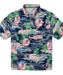 New York Yankees Flamingo Retreat 2026 Hawaiian Shirt