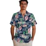 new-york-yankees-hawaiian-shirt-flamingo-retreat-navy-best-selling.webp