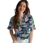 new-york-yankees-hawaiian-shirt-flamingo-retreat-navy-best-selling.webp