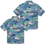 north-carolina-tar-heels-hawaiian-shirt-flamingo-retreat-light-blue-best-selling.webp