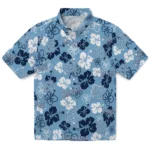 North Carolina Tar Heels Hibiscus Bloom Hawaiian Shirt
