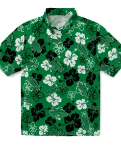 North Texas Mean Hibiscus Bloom Hawaiian Shirt