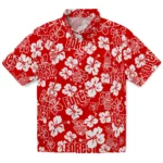 Nottingham Forest Hibiscus Bloom Hawaiian Shirt